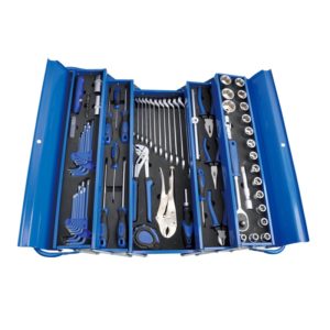 Toolkit 85 Pc  5 Tray Metal Cantilever Box